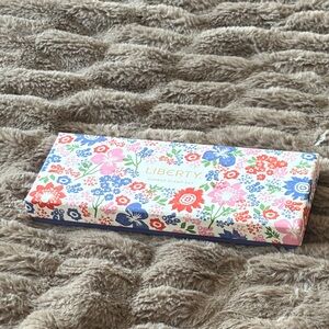 liberty Floral Rubber Stamp Set - Pink, Blue & Red